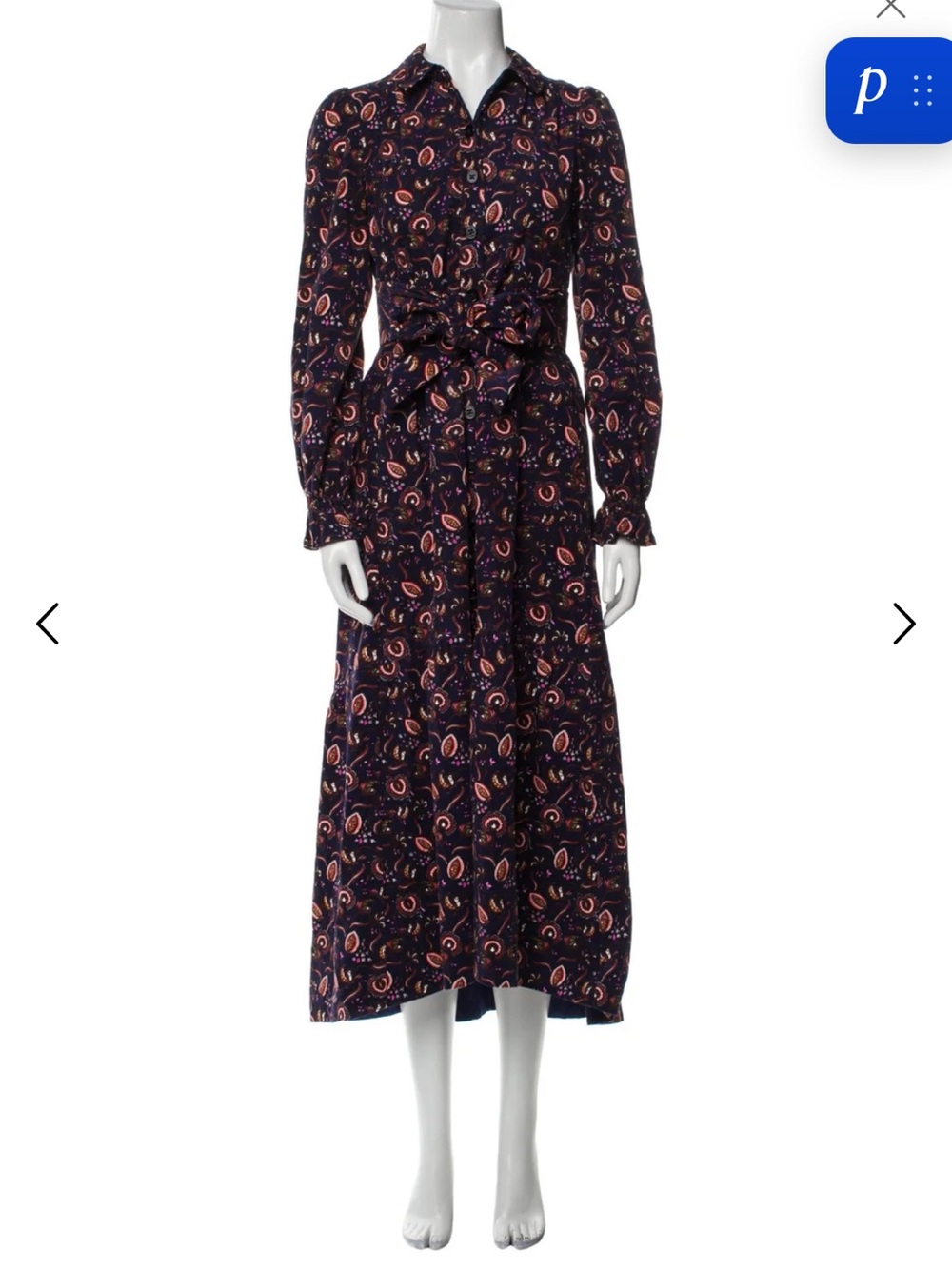 ME+EM Navy and Pink Shirtdress.